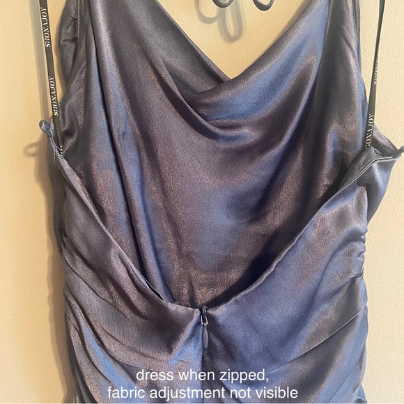 Shona Joy La Lune Lace Back Maxi Dress - Blue Smoke - Picture 11 of 14